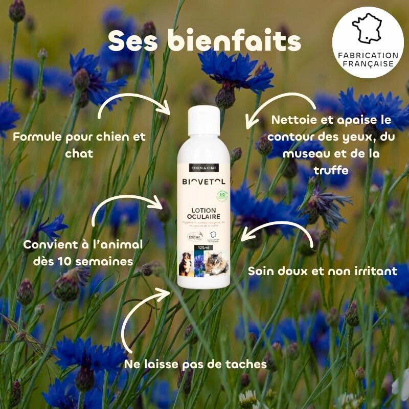 Lotion oculaire aux eaux florales bio