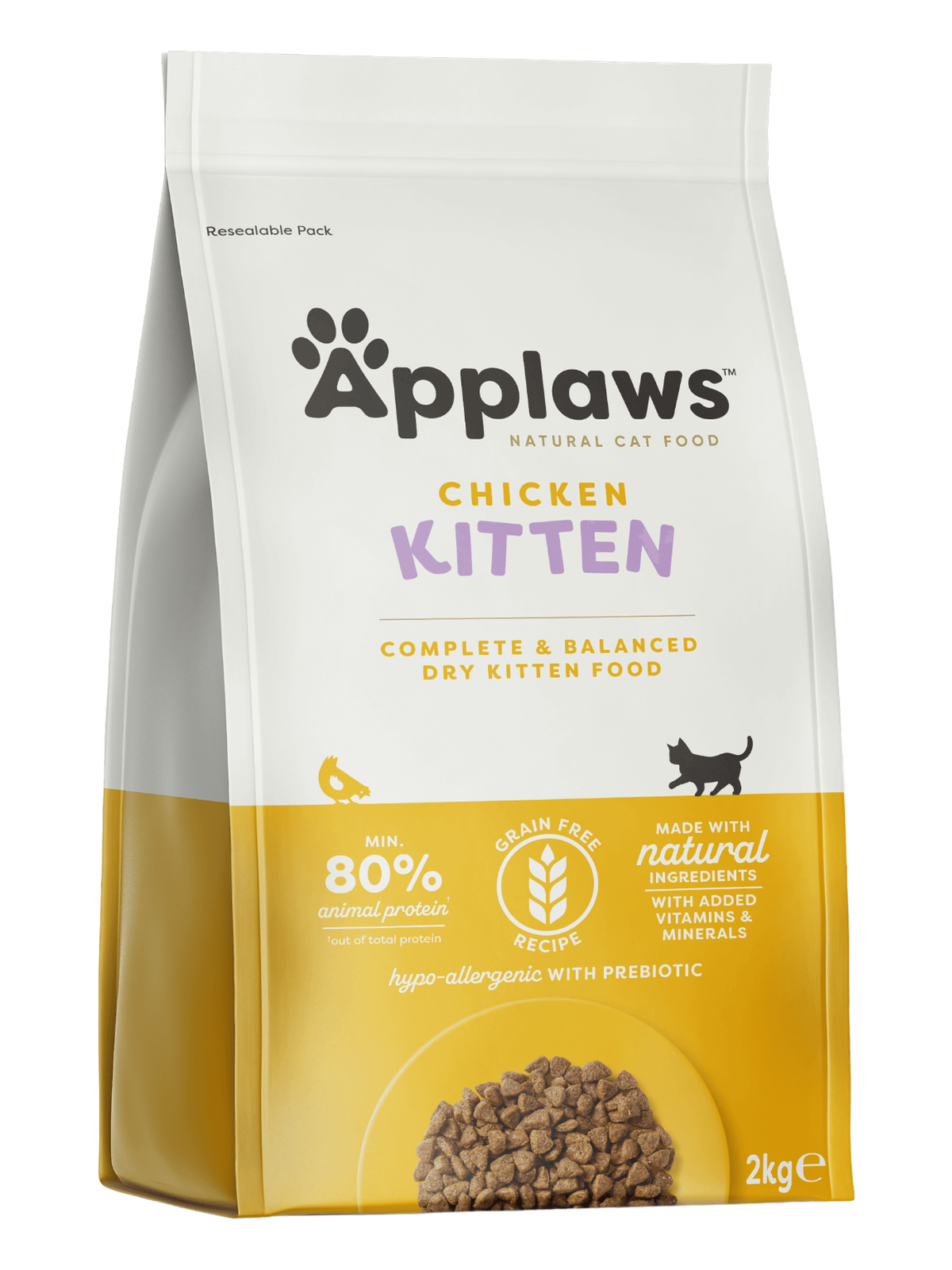Croquettes au poulet pour chatons