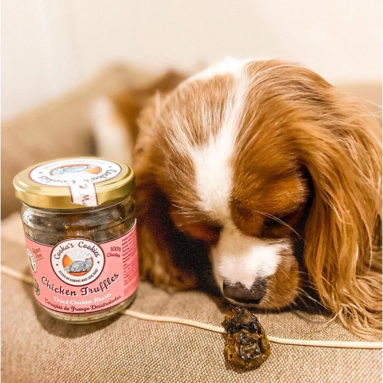 Cœurs de poulet séchés à l'air