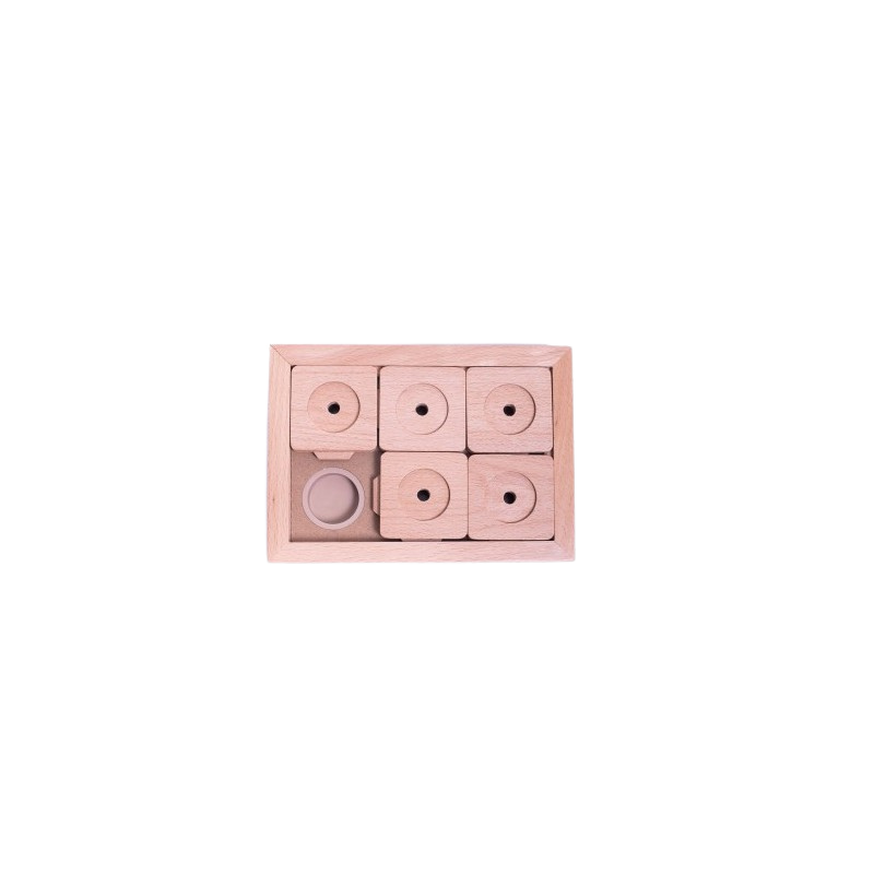 Jeu d’intelligence Sudoku petit format en bois – niveau avancé