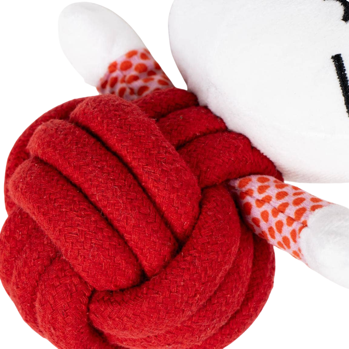 Jouet Hello Kitty peluche et corde avec couineur