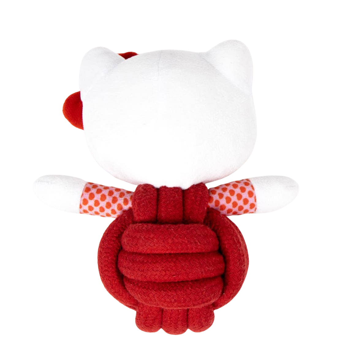 Jouet Hello Kitty peluche et corde avec couineur