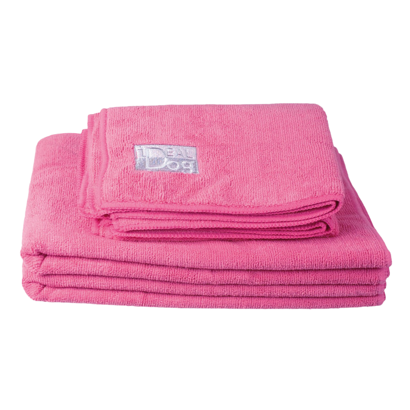 Lot de 2 serviettes microfibre absorbantes pour chiens et chats