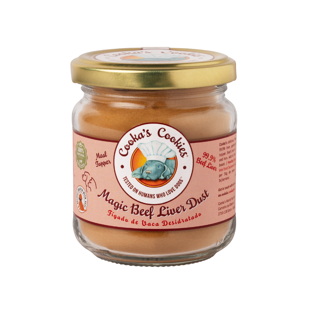 Poudre de foie de bœuf pour chiens et chats