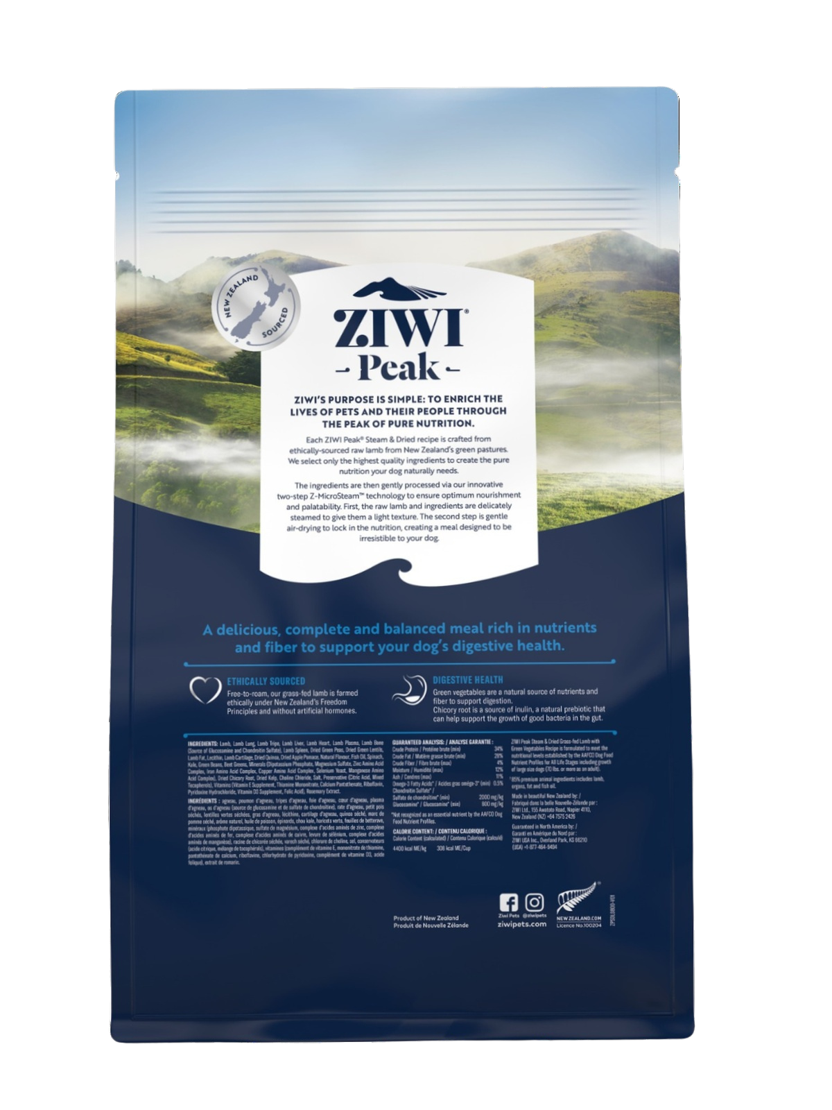 Croquettes à l’agneau séchées à l’air