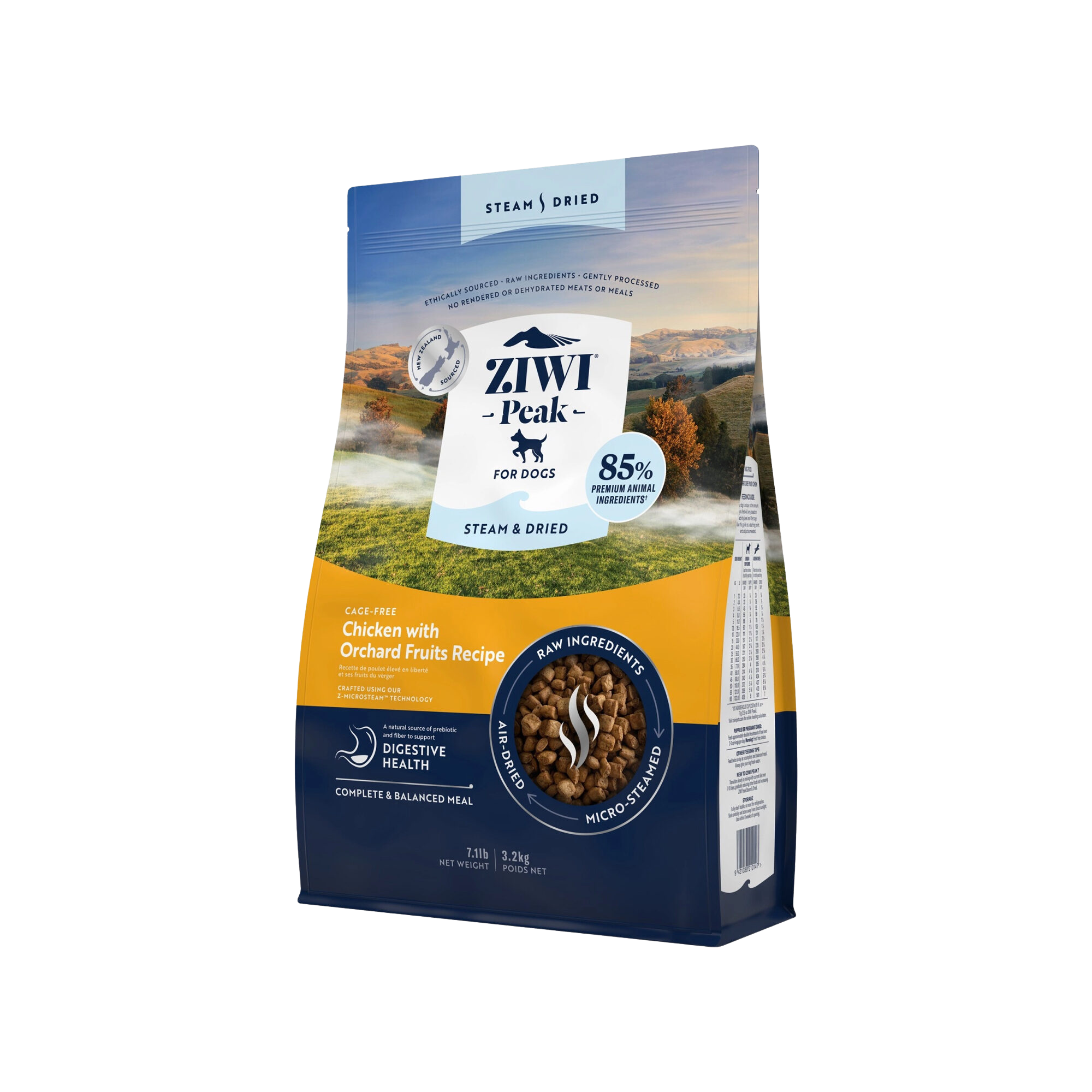 Croquettes au poulet séchées à l’air