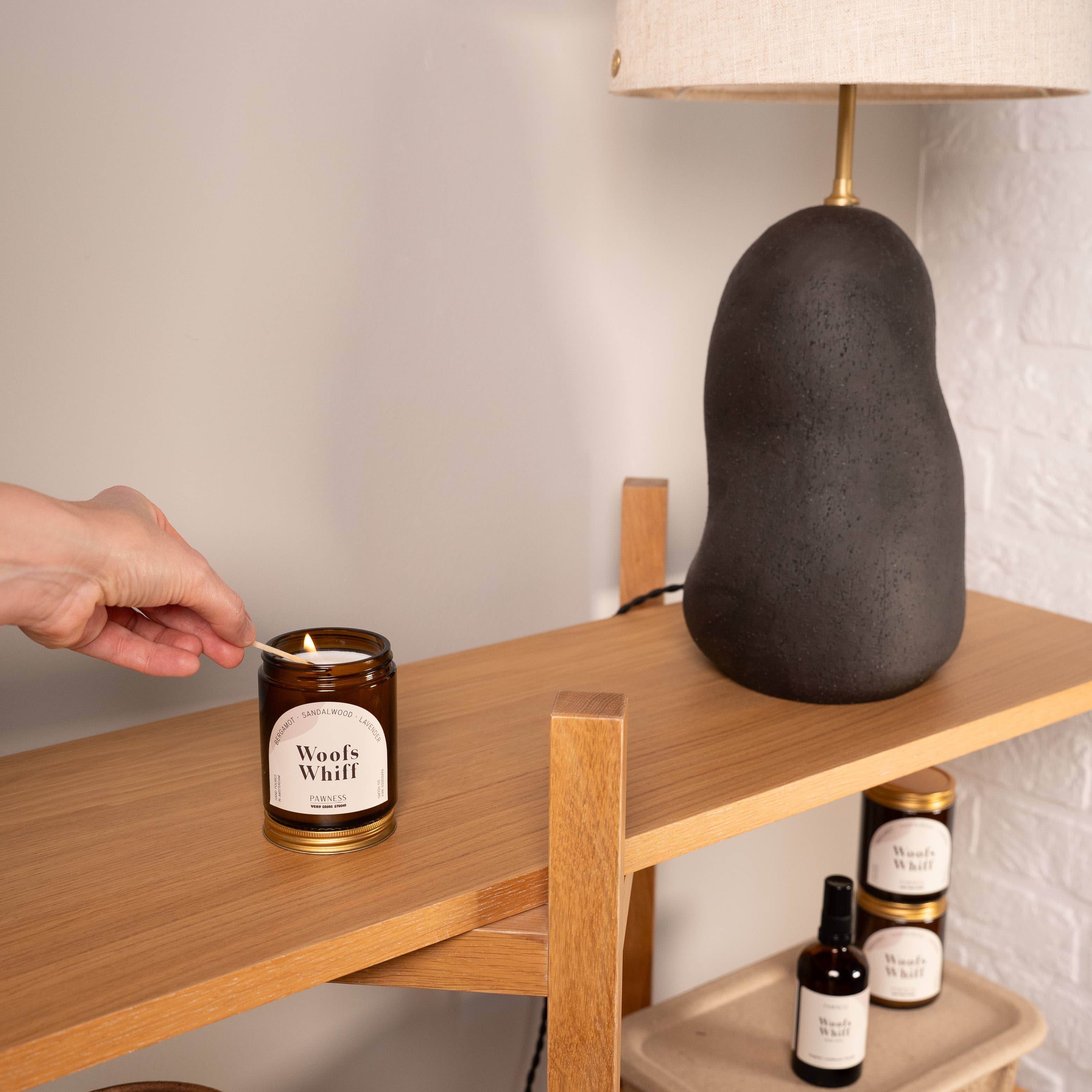 Bougie parfumée naturelle en cire de colza