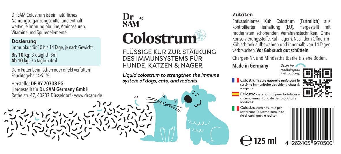 Colostrum liquide – cure défenses naturelles
