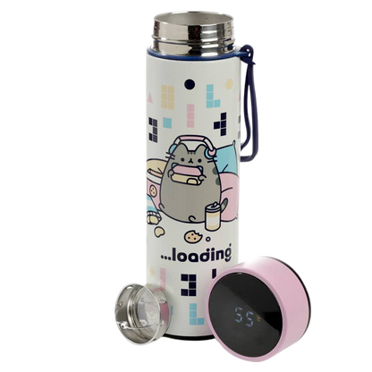 Gourde isotherme Pusheen Gaming avec thermomètre digital
