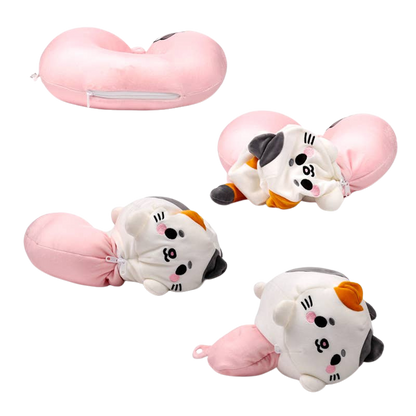 Coussin de voyage 2-en-1 Lola The Cat