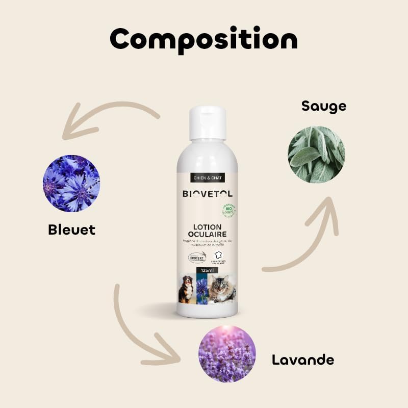 Lotion oculaire aux eaux florales bio