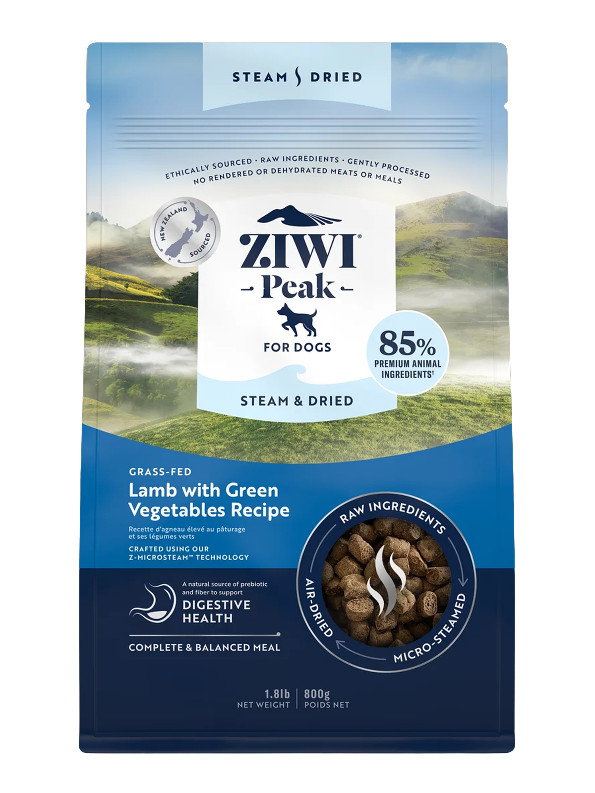 Croquettes à l’agneau séchées à l’air