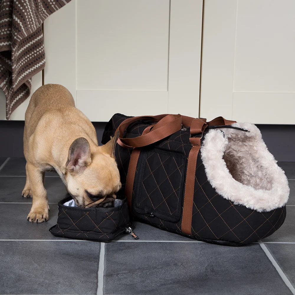 Sac de transport matelassé pour petits chiens