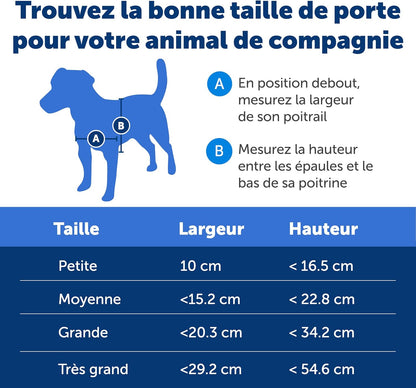 Porte de passage Staywell aluminium volet magnétique