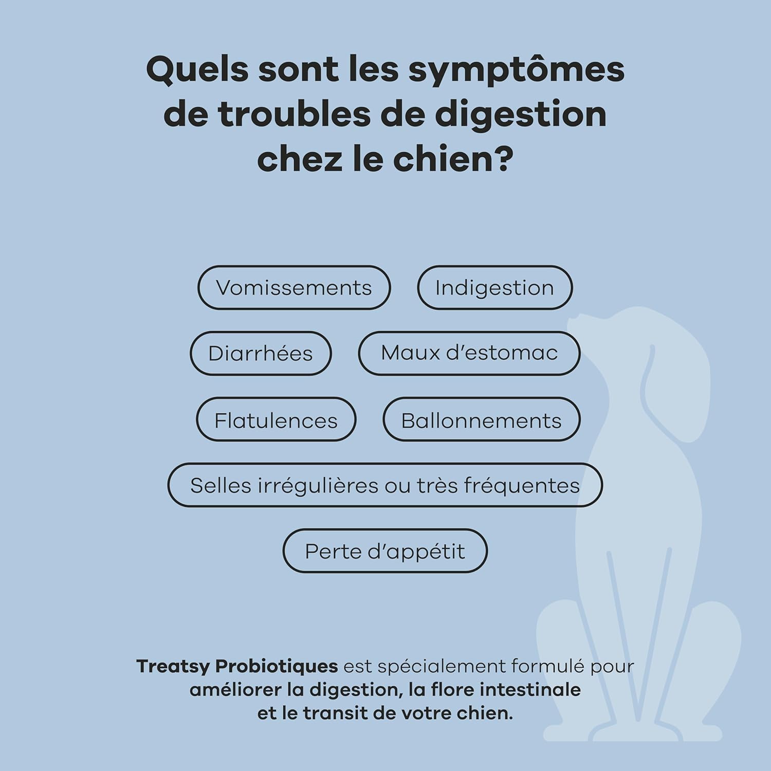Complément alimentaire probiotiques au poulet pour chiens