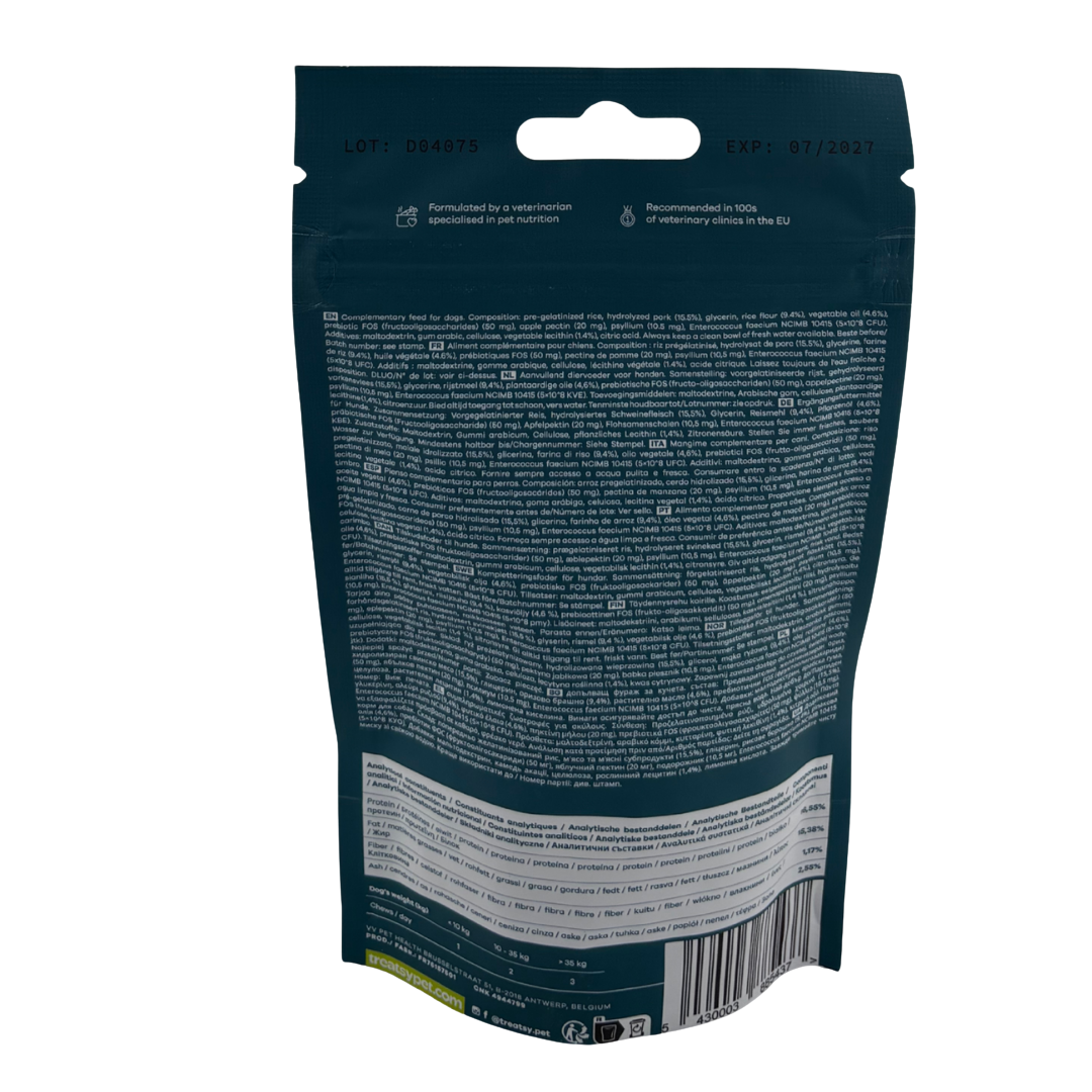 Complément alimentaire probiotiques pour chiens