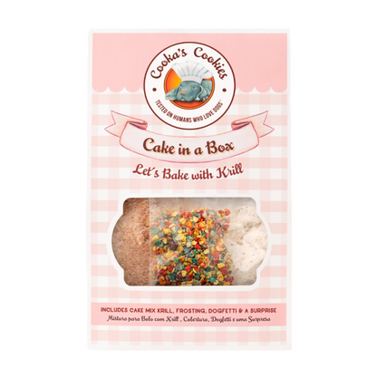 Coffret gâteau au krill à cuire pour chiens