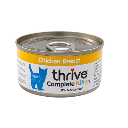 Nourriture humide complète au blanc de poulet pour chatons