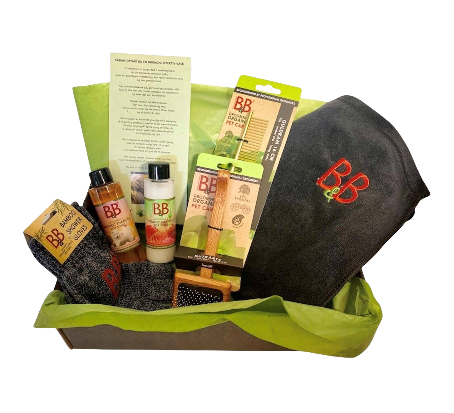 Coffret bain et soin du pelage pour chiot