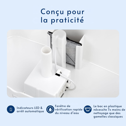 Fontaine à eau Viva silencieuse à double filtration