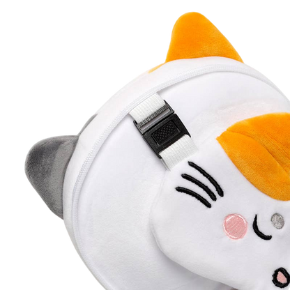 Coussin de voyage 2-en-1 Lola the Cat avec masque