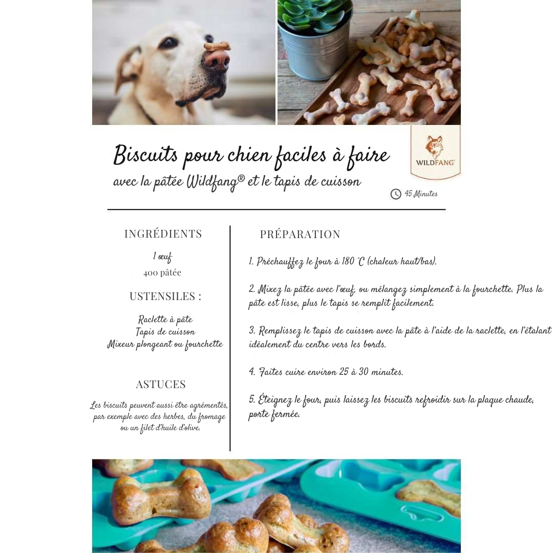 Coffret biscuits à cuire avec moule silicone