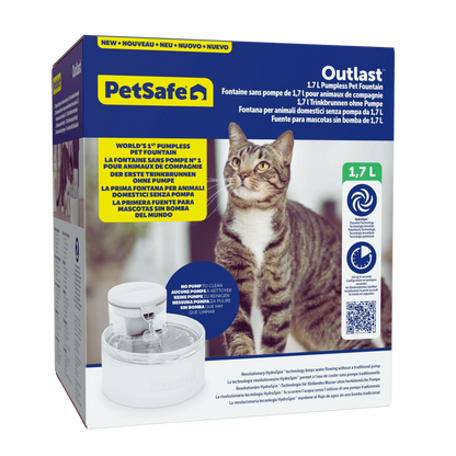 Fontaine à eau Outlast sans pompe à double filtration