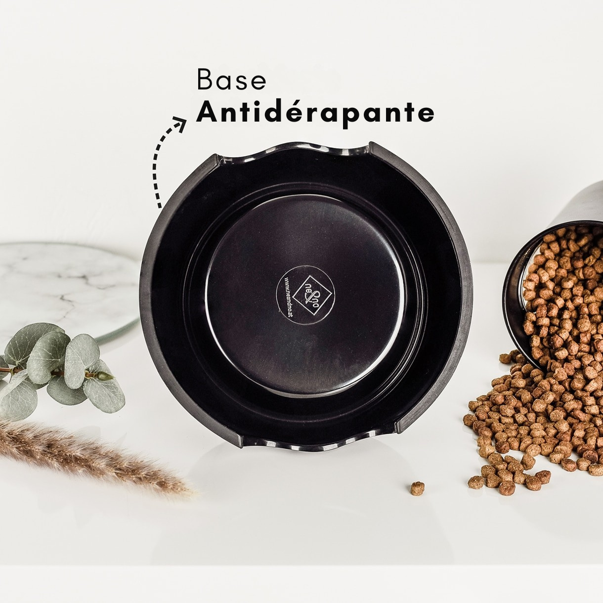 Lot de 2 gamelles mélamine et inox