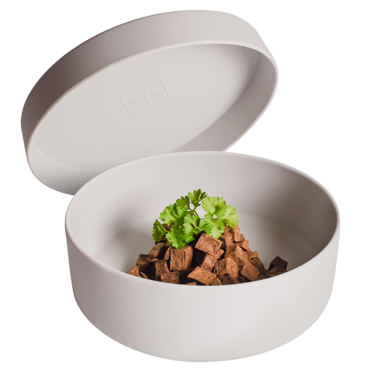 Gamelle en silicone avec couvercle