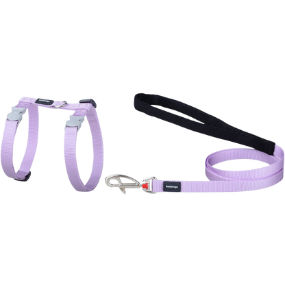 Ensemble harnais et laisse en nylon pastel
