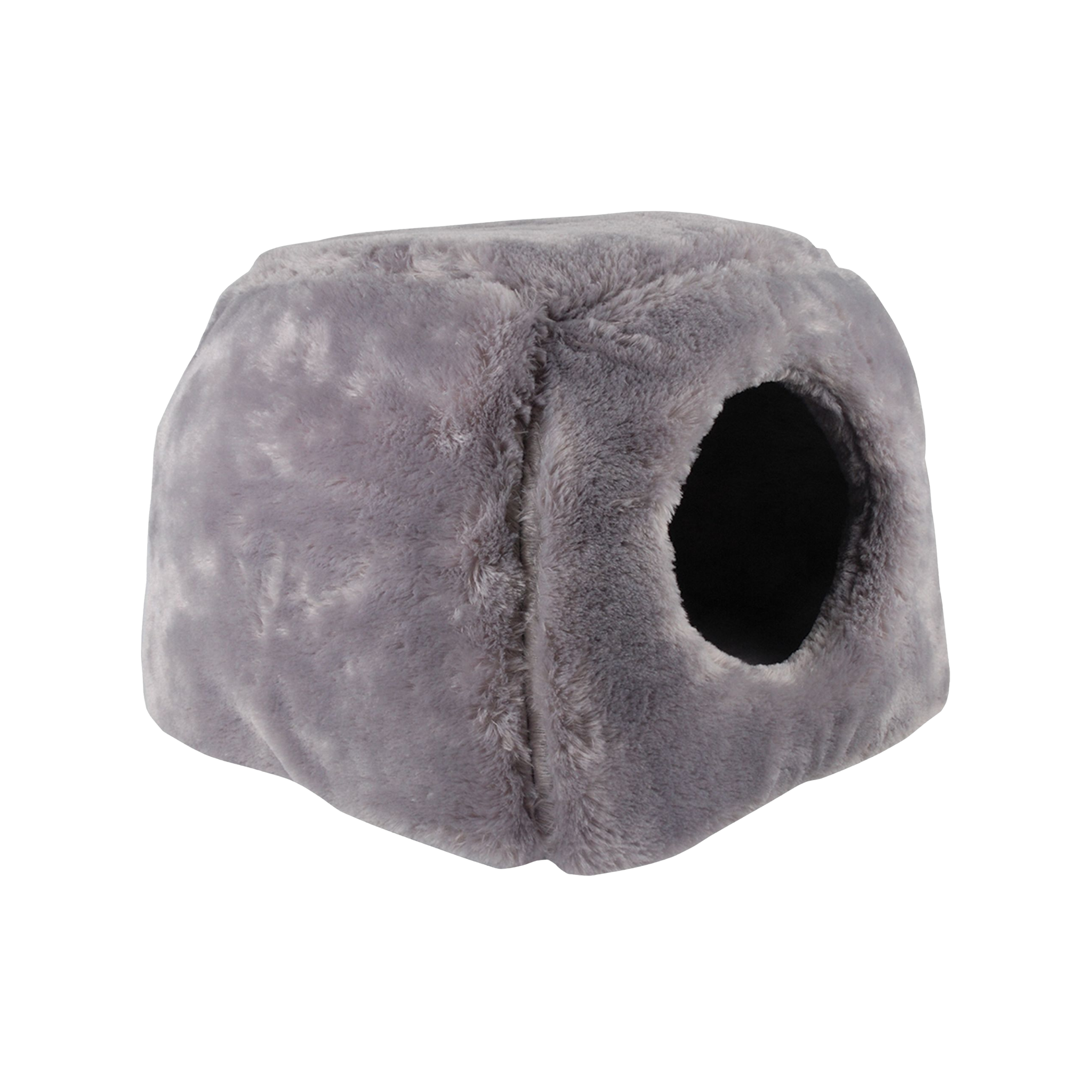 Igloo réversible 2-en-1 imitation fourrure