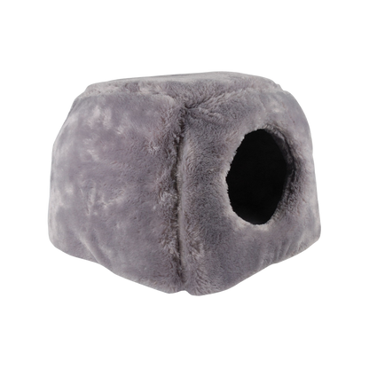 Igloo réversible 2-en-1 imitation fourrure