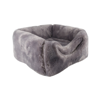 Igloo réversible 2-en-1 imitation fourrure