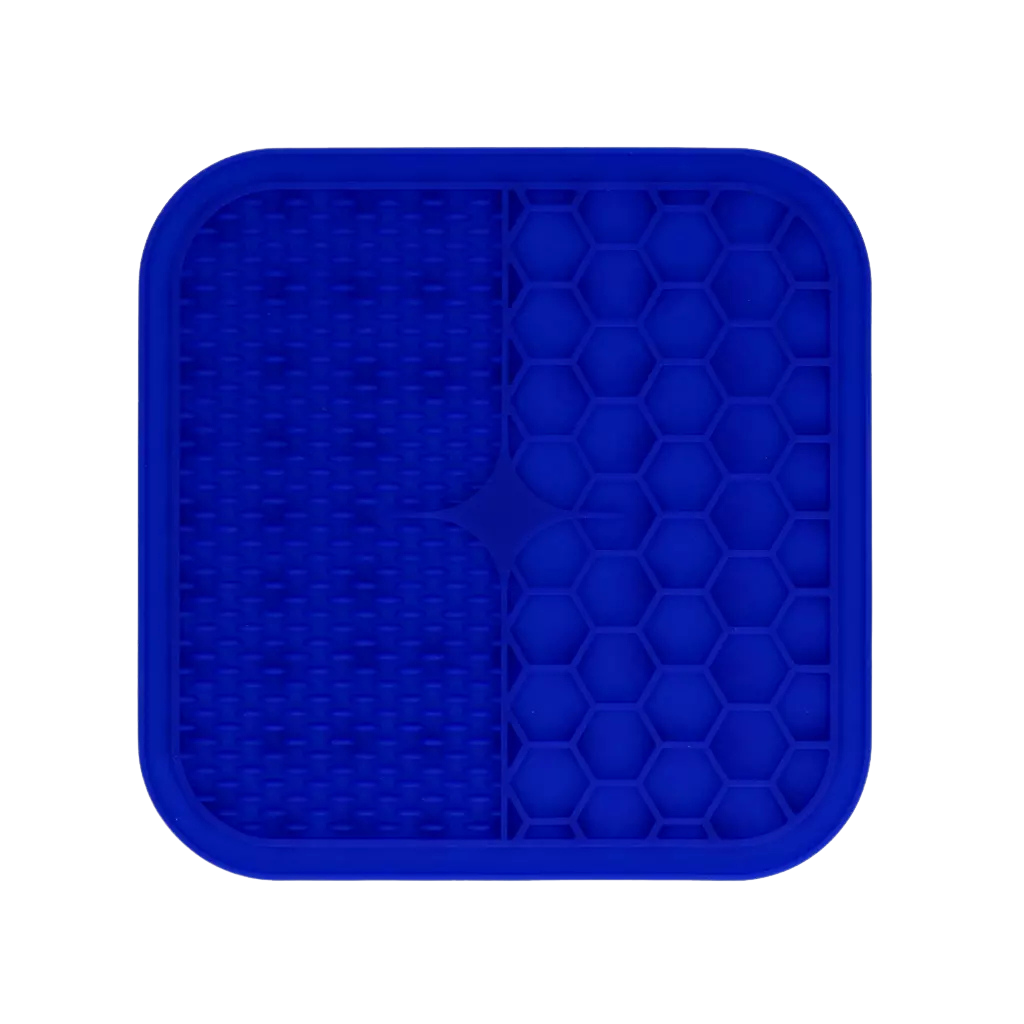Tapis de léchage double texture