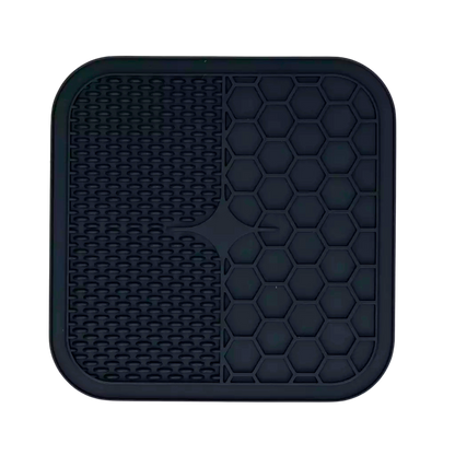 Tapis de léchage double texture