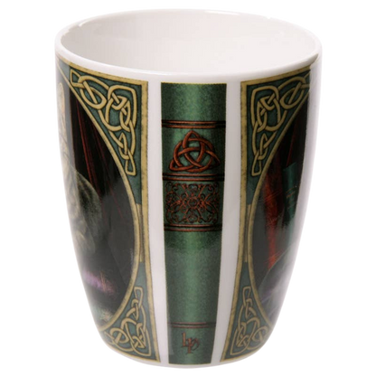 Mug en porcelaine chat et boule de cristal