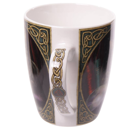 Mug en porcelaine chat et boule de cristal