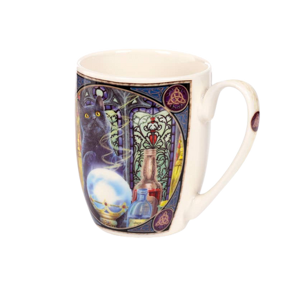 Mug en porcelaine chat apprenti sorcier