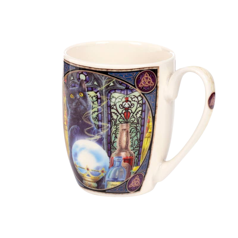 Mug en porcelaine chat apprenti sorcier