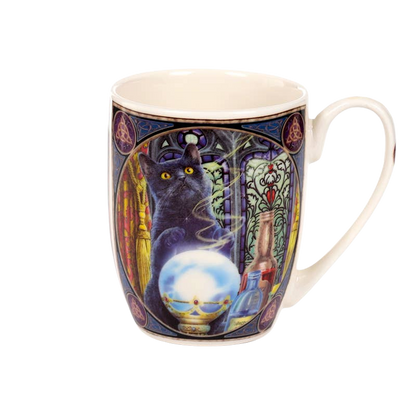 Mug en porcelaine chat apprenti sorcier