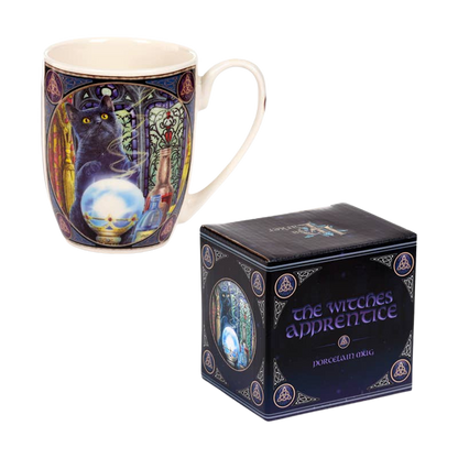 Mug en porcelaine chat apprenti sorcier
