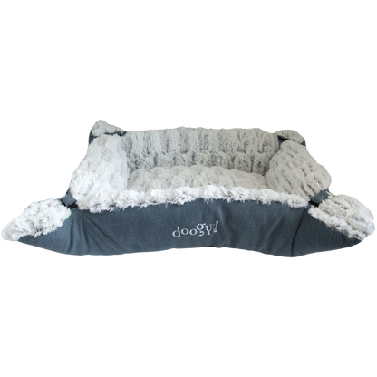 Tapis modulable 2-en-1 imitation fourrure