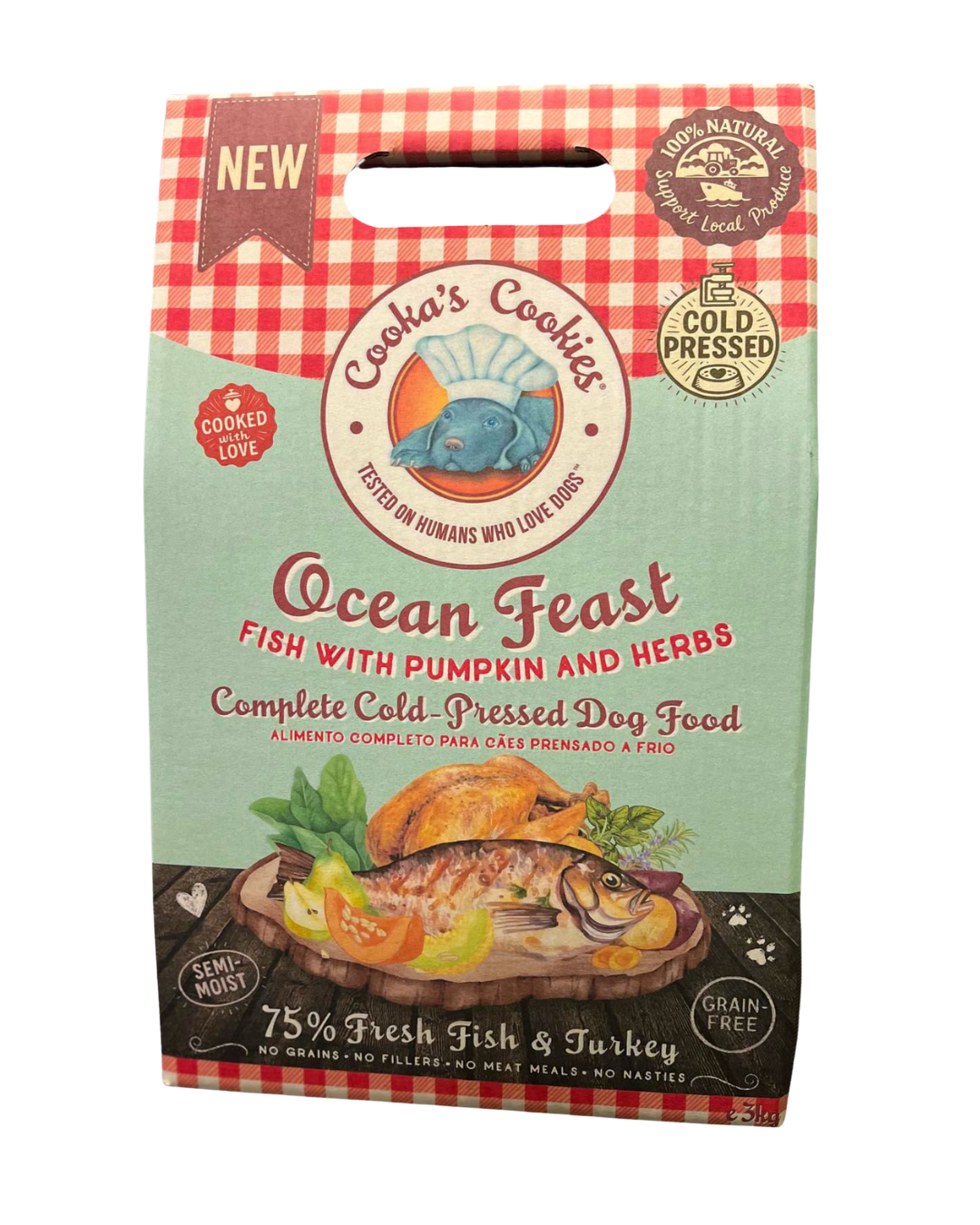 Croquettes semi-humides Festin de l’Océan poisson et dinde