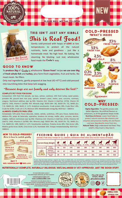 Croquettes semi-humides Festin de l’Océan poisson et dinde