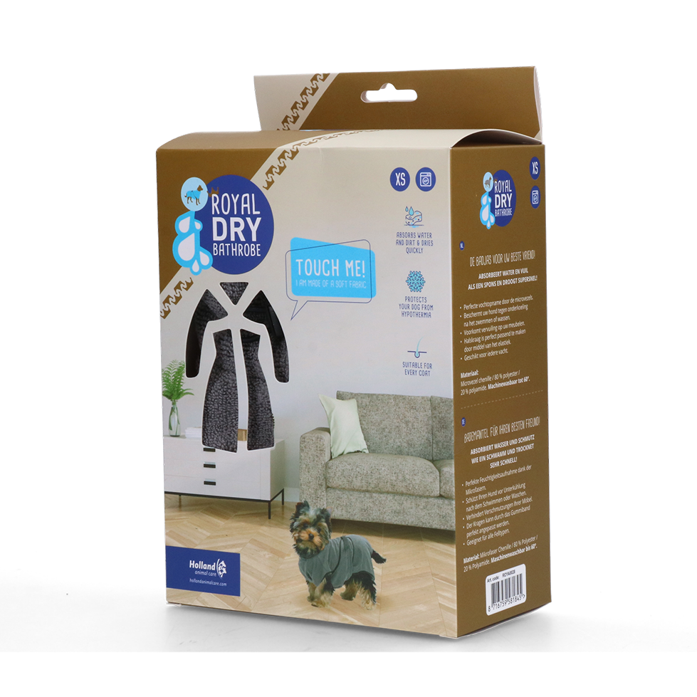 Peignoir de séchage microfibre ultra-absorbant
