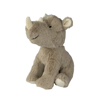 Peluche sonore rhinocéros 16 cm