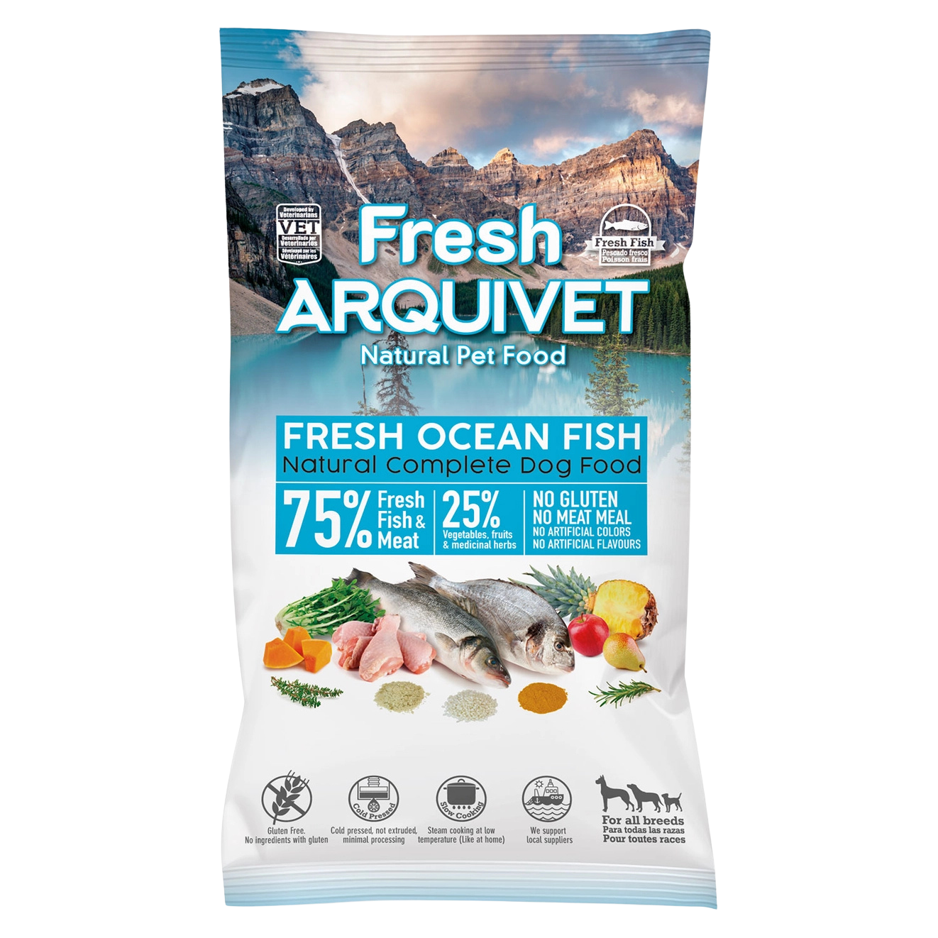 Croquettes semi-humides au poisson frais de la mer