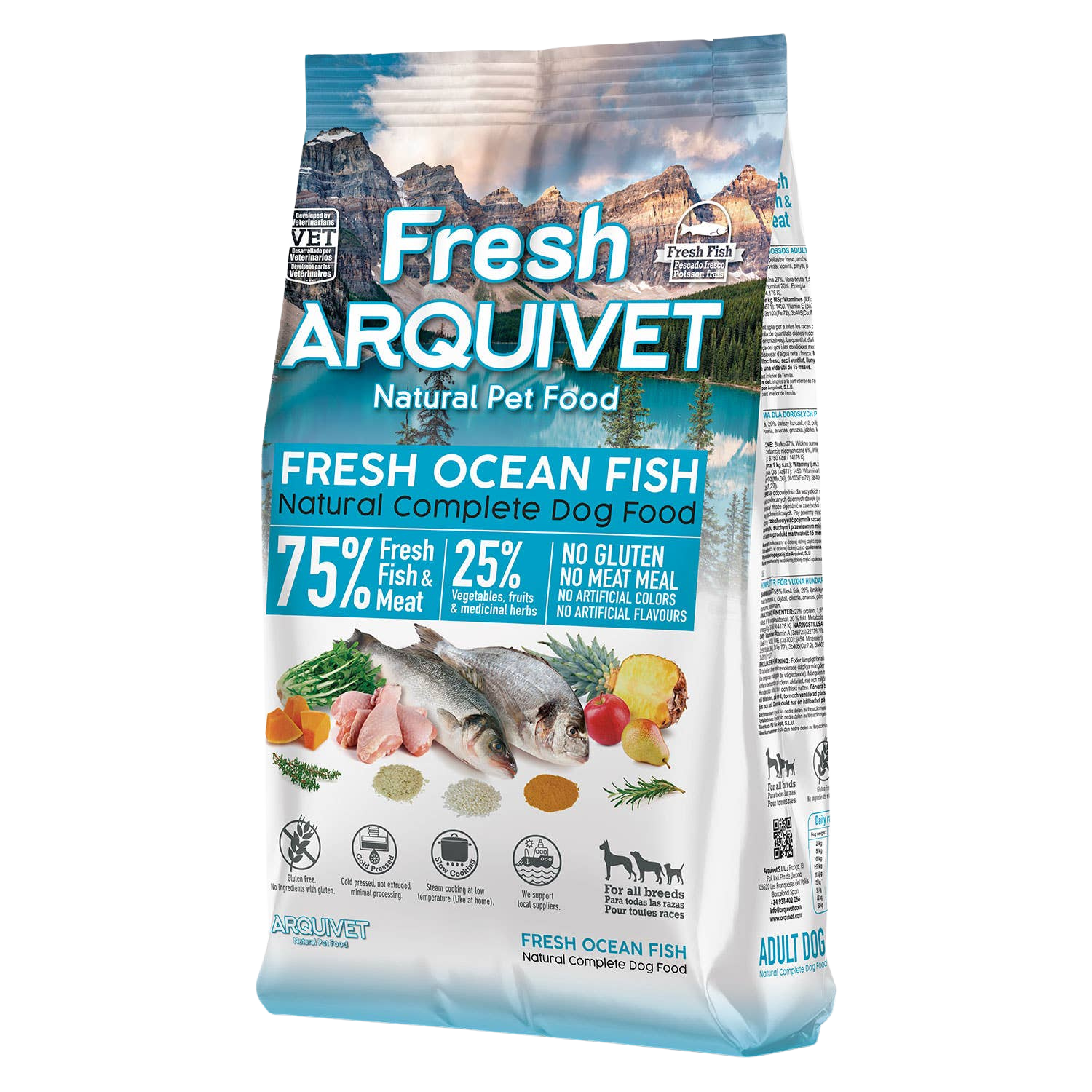 Croquettes semi-humides au poisson frais de la mer