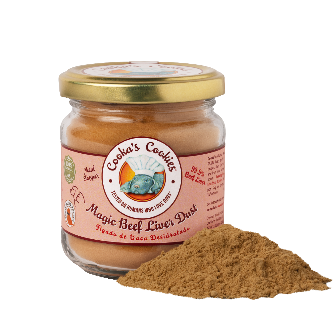 Poudre de foie de bœuf pour chiens et chats