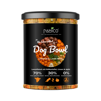 Repas complet vapeur agneau et légumes